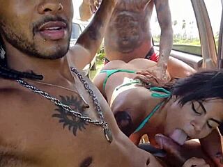 took my hot latina blonde friends to the woods for raw creampie orgy fun?