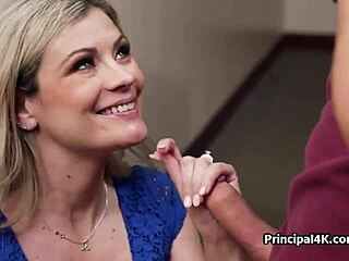 hey busty milf housewife rides principal's cock at work bouncing wild