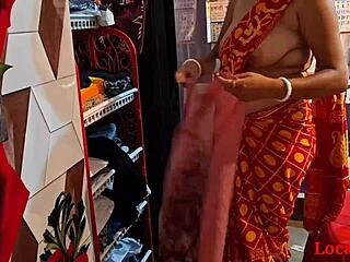 beautiful indian wife takes rough doggystyle pounding in hardcore webcam chudai