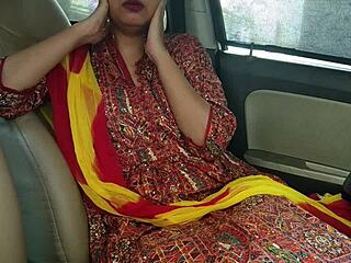 panjabi wife moans wildly fucked in car closeup