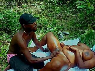 porn king hammers bbw goddess doggystyle in bush ride