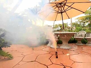 Curvy Latina Slut Deepthroats Monster BBC Facial Cumshot