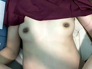 Hijab Wife's Secret Creampie Affair with Neighbor in Bedroom