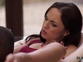 yo kristy loves that big black cock in her new gig