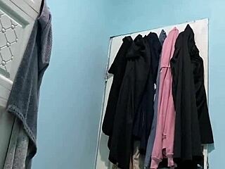 Hijab Wife's Secret Creampie Affair with Neighbor in Bedroom