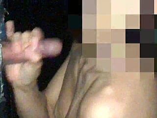 Pornstar Milks Gloryhole Cock With Wet Handjob For Massive Tit Cumshot