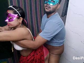 newlywed indian wife takes rough doggystyle pounding