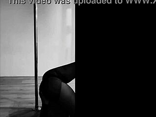 pinay heels striptease rips clothes in bisexual pole dance tease