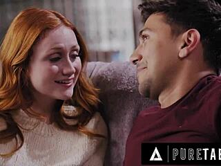 milf serene siren checks security cam surprise