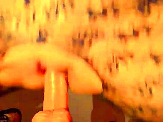 Big Dildo Ravages Petite Latina's Tight Pussy