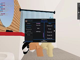 roleplay slut gets hardcore fucked deep in roblox condo game part one