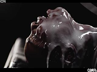 oh shit, zaawaadi's pussy bloated with extreme interracial cum loads!