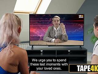 damn blonde milf stripper next door deepthroats before end!