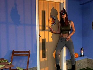 Halloween sluts Claudia Macc Jenifer Jane Sasha Sparrow piss orgy