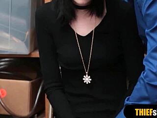 Emo Brunette Petite Takes Rough Doggystyle Pounding