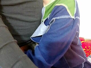 desi indian milf punished with deepthroat anal cowgirl in kitchen