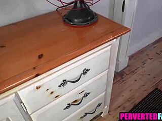 horny milf rewards young stud with her tight pussy panties aside