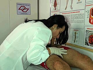 Nurse Craves Patient's Throbbing Erection!