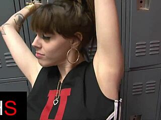 Gym girl stretched by black monster cock in intense interracial ride