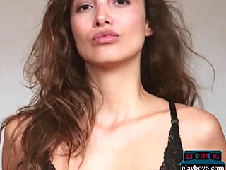 colombian milf calypso muse strips in sexy lingerie