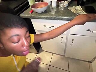 bro my ebony thot stepsis slurps dick so sloppy during family drama blowbang group fuck