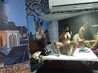 Tired Latina Wife Dominates in Amazon Position Before Quick Creampie