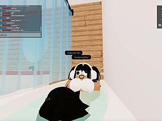roleplay slut gets hardcore fucked deep in roblox condo game part one