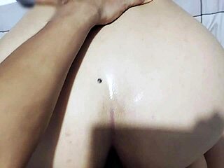 perverted MASAJE turns into wild latina tits slapping and yoga ass worship