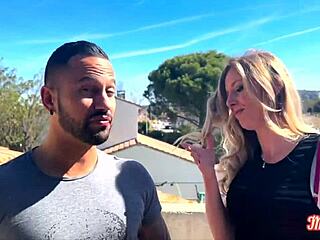 Blonde french slut aurbeauréal loves sucking huge cocks wildly!