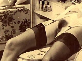 Vintage Granny Fanny's Secret Hairy Cumshot Blowjob Life