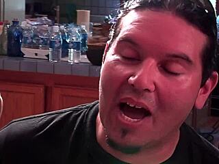 adorable brunette teen mandy sky strokes and deepthroats huge cock sans bikini