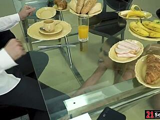 Guy Gapes Czech Babe After Hard Anal