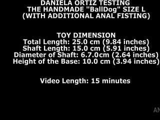 daniela ortiz i test handmade balldog size l wit extra anal fisting twt044