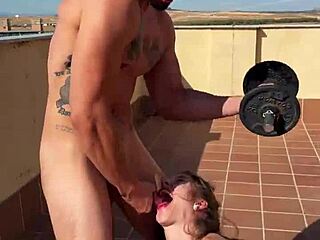 hey gymbro need help chica sucks your monster cock deep?