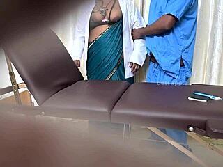 doctor watches as i fuck his naughty nurse patient