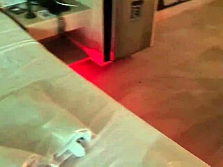 horny blonde wife fucks backstage off-camera