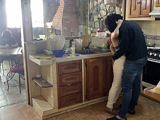 friend fucks my wife doggystyle behind my back hot!