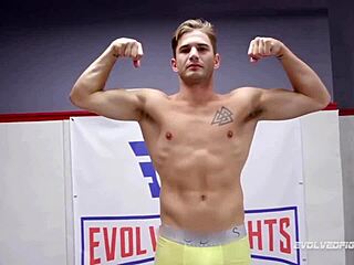 Nude wrestling turns to pussy eating and hard fucking