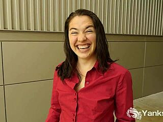 cute lilith rubs her way to climax in the bathroom mirror