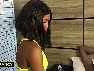 skinny tattooed amateur's tight pussy drilled hard by street guy ass shaking screaming