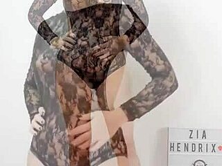 sexy mature milf teases in tight clothes trying on outfits seductively