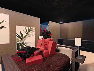 my girlfriend returns with her new roblox avatar look