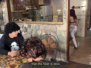 friend fucks my wife doggystyle behind my back hot!