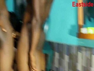 chubby ebony babe fingers herself squirting before wild group pounding