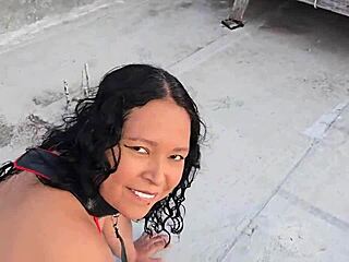 Can you handle watching this milf get dominated outdoors with facials, golden showers and spankings on her huge ass?