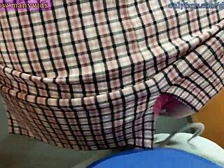 couple flashes tits in elevator for public deepthroat facial