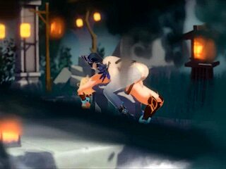 genshin sluts get licked and fucked in hot hentai compilation