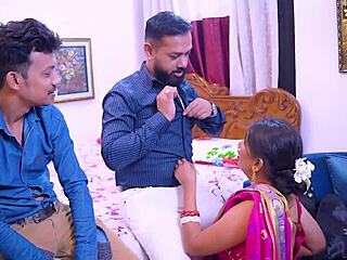 Husband Watches Friend Pound Innocent Wife In Wild Threesome!