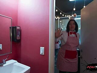 young latina groped hard by stranger in dark cinema skirt lift