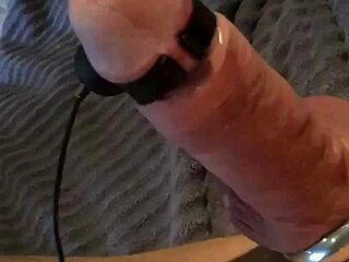 vibrator toy play leads to explosive handless cumshot orgasm